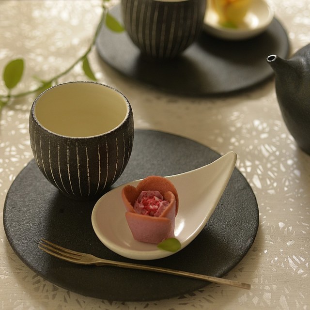 大野香織|フラットプレート|作家もの和食器通販通販 IVORY